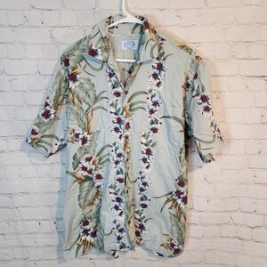 Men's Go Hawaii Button-Down Shirt, Size XXL